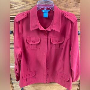 KORET | Women’s Silky Button Down Blouse